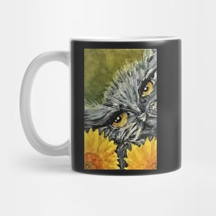 Cat in the Flowers Mug